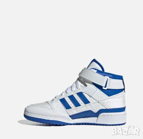 НАМАЛЕНИЕ !!! Маратонки Adidas Forum Mid J White/Blue GZ1768 №37 1/3, снимка 2 - Детски маратонки - 47400809