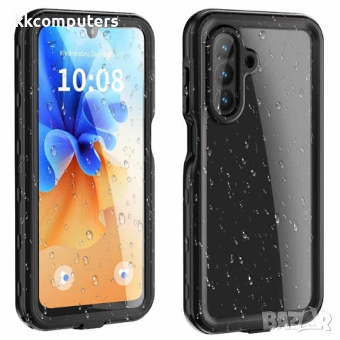 Samsung Galaxy A26 5G REDPEPPER Водоустойчив / Удароустойчив Калъф + Скрийн Протектор – Черен, IP68