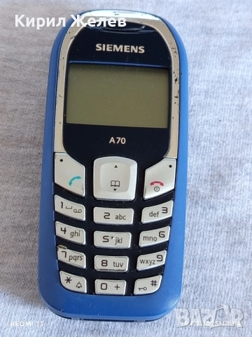 Ретро телефон GSM SIEMENS A 70 рядък за КОЛЕКЦИЯ ДЕКОРАЦИЯ 51385, снимка 7 - Siemens - 51768265