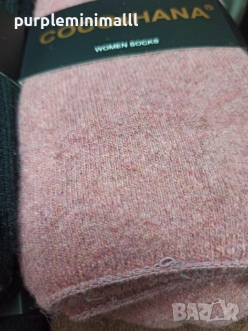 Дамски вълнени термо чорапи топли зимни, снимка 6 - Дамски чорапи - 51996685