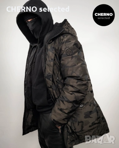 ADHOC 1959 • THE BOLD PARKA мъжко камуфлажно пухено яке с качулка / парка – размер L•XL, снимка 8 - Якета - 53395329