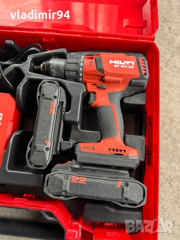 Hilti SF 6H-22 ATC Nuron ударен винтоверт, снимка 2 - Винтоверти - 53936217
