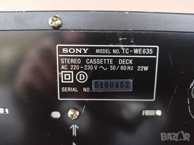 SONY TC-WE635  double recording, снимка 14 - Декове - 46632377