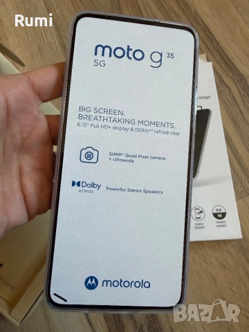 Чисто нов Motorola MOTO G85 5G 256/8 GREY , 256 GB, 8 GB midnight black, снимка 2 - Motorola - 51253402