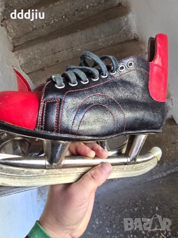 стари ретро кожени кънки за лед, снимка 10 - Антикварни и старинни предмети - 52254247