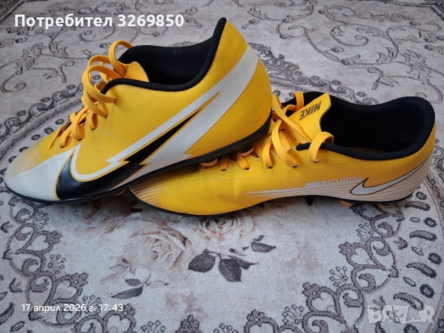 Бутонки Nike Mercurial номер 43 (27.5 см.), снимка 3 - Футбол - 54229272