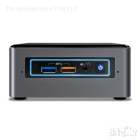 Intel NUC NUC7i3BNH – Компактен и мощен мини компютър, снимка 2 - Работни компютри - 53678465