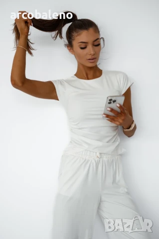 Елегантен дамски комплект от две части SHIRA , 3цвята , снимка 11 - Комплекти - 50712931