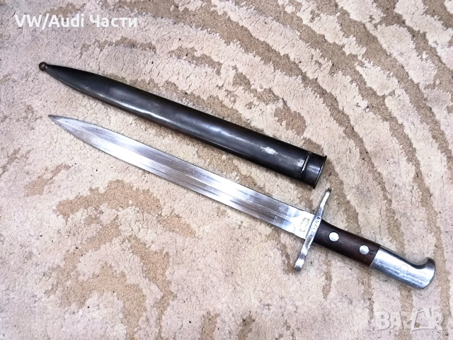 Швейцарски щик нож байонет K31 Schmidt Rubin М1918, снимка 2 - Антикварни и старинни предмети - 54020413