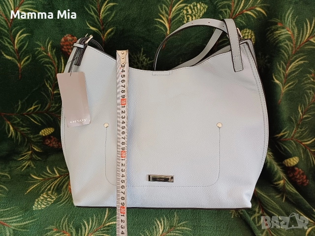 Нова чанта бебешко синьо, снимка 3 - Чанти - 52697447