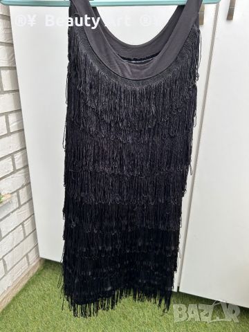 Елегантна къса рокля с ресни , HM , XS, снимка 7 - Рокли - 45544740