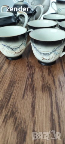 Японски сервиз за кафе и чай - Vintage Japan Handmade, снимка 2 - Сервизи - 53835043
