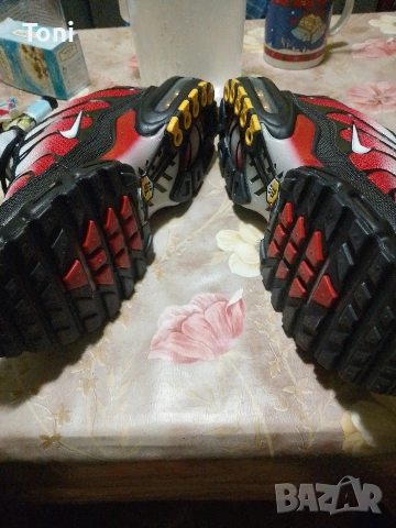 обувки Nike air max airmax plus black red 44 us10 uk9 28см-чисто нови!!!, снимка 8 - Маратонки - 53598377