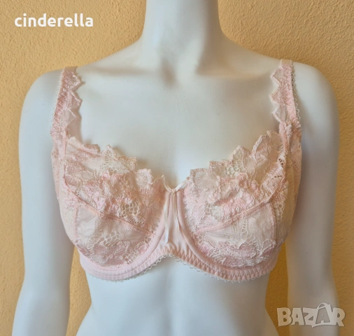 Lepel Розов Дантелен Сутиен 85C / Балконет