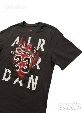 Мъжка тениска Air Jordan x Chicago Bulls, размер: М , снимка 2 - Тениски - 45082438