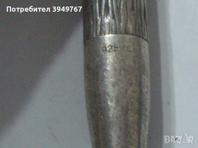 Стара сребърна химикалка., снимка 3 - Антикварни и старинни предмети - 49935710