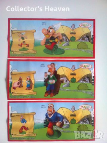 Астерикс Киндер Сюрприз Kinder Surprise Asterix 2012 картинки от шоколадови яйца 