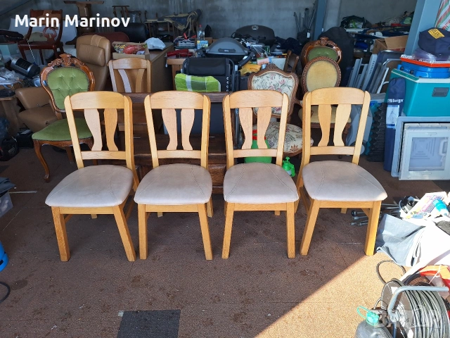 Трапезни масивни столове 