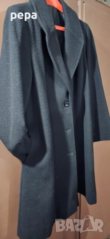 Черно палто с джобове