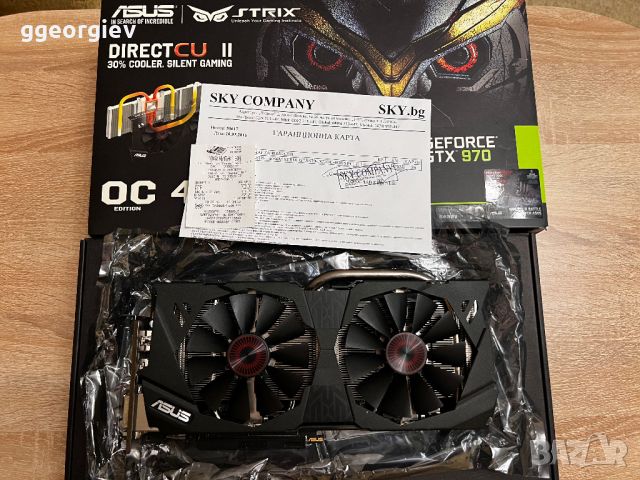 Продавам видео карта ASUS GTX 970 STRIX, снимка 5 - Видеокарти - 46141810