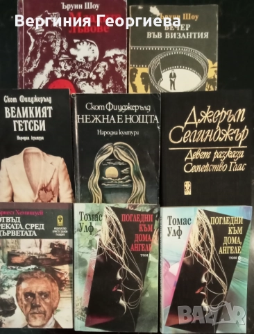 Американска литература - Хемингуей, Фицджералд, Селинджър и други 