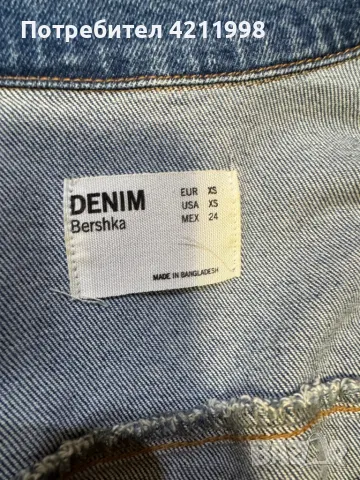 Дънкова рокля bershka, снимка 3 - Рокли - 47013329