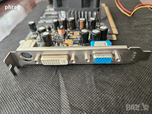 Видеокарта GeForce GF6600LE PCIE 128MB DDR 128-bit 8x TVOUT DVI, снимка 3 - Видеокарти - 50325003