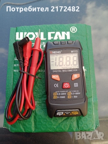 Мултицет ANENG M113, снимка 2 - Друга електроника - 53685287