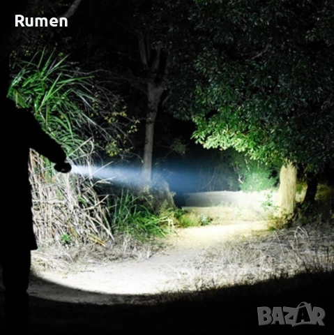 Мощно Ръчно джобно фенерче с крушка XHP50 магнит и голяма батерия FL64