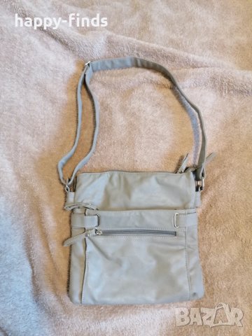 Сива дамска чанта от еко кожа , снимка 1