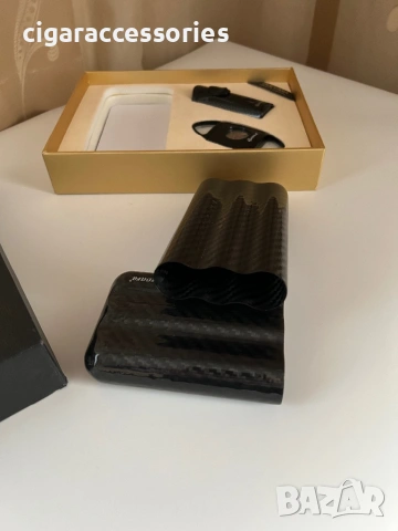 Guevara подаръчен комплект за пури – калъф, запалка и резачка, снимка 5 - Запалки - 53165612