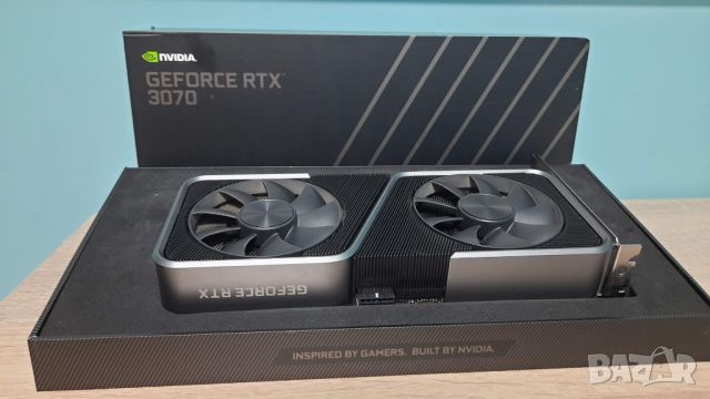  Видеокарта Nvidia geforce rtx 3070 founders edition 8GB, снимка 2 - Видеокарти - 45141228