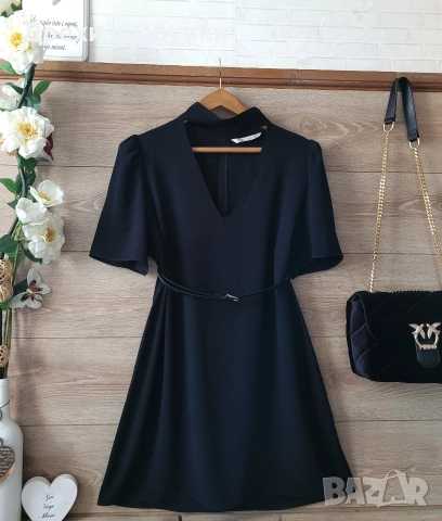 Черна рокля/ туника ZARA , снимка 9 - Рокли - 52801087