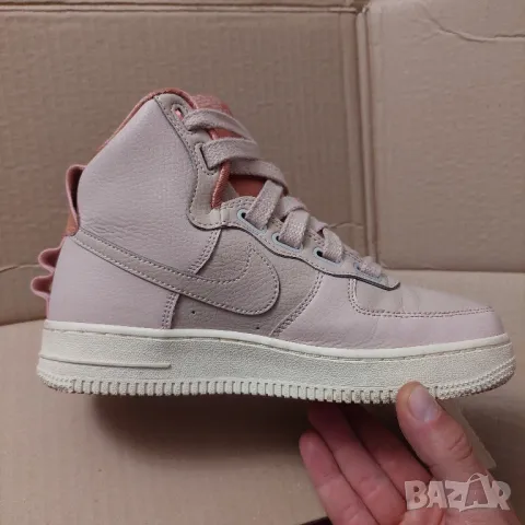 Nike Air Force 1 High Utility Particle Beige номер 37 ,5 оригинални маратонки , снимка 9 - Маратонки - 49970866
