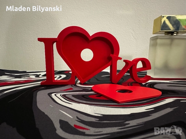 Декоративна рамка „LOVE“ със снимка – персонализиран подарък, снимка 2 - Картини - 52886645