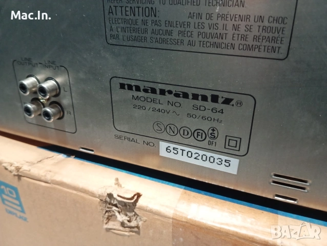 Cassette Deck MARANTZ SD-64, снимка 15 - Декове - 53341224