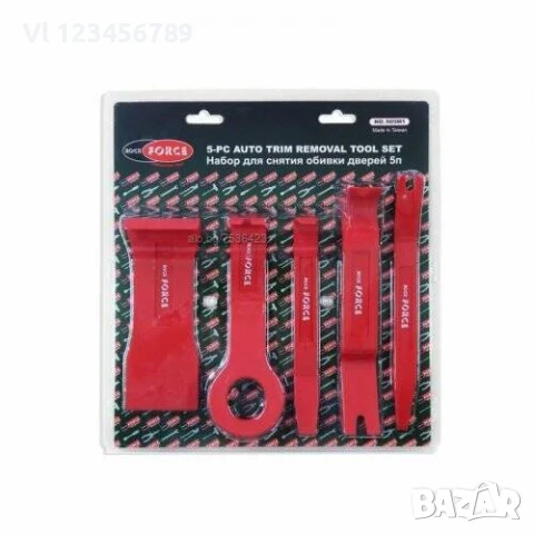Инструменти за демонтаж на авто интериор 5 части Rock Force, снимка 2 - Аксесоари и консумативи - 50752494