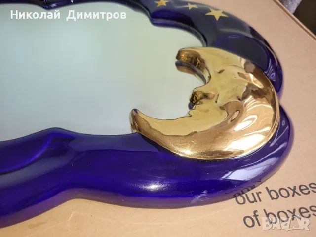 Продавам огледало ОБЛАК 67х48 см Порцелан рамка, снимка 5 - Други - 49911439