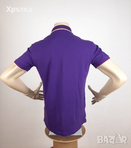 Fred Perry - Оригинална мъжка тениска с яка размер М, снимка 4 - Тениски - 54167446