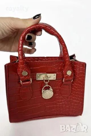 Дамска чанта тип „преметка“ с дръжки и през рамо Два цвята 