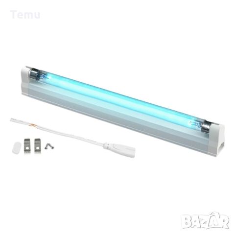 Противомикробна UV стерилизираща лампа за гардероб, 31 см, Напрежение: 220 V Мощност: 8 W- с щепсел., снимка 3 - Други - 46434369
