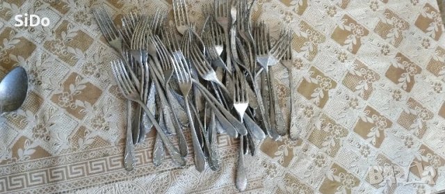 Лот алуминиеви 27 лъжици и 33 вилици, снимка 3 - Прибори за хранене, готвене и сервиране - 50846148