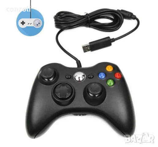 Джойстик за Microsoft Xbox/Slim 360 & PC/Laptop, снимка 3 - Аксесоари - 48630649