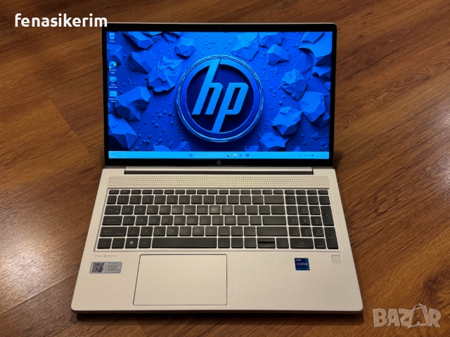 НОВ 15.6' Full HD Core i7-1255u HP ProBook 450 G9 16GB DDR4/512GB NVMe/Подсветкa/Бат 8ч, снимка 2 - Лаптопи за работа - 52584833