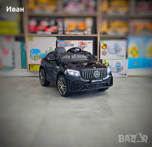 ТОП ЦЕНА!НОВО!Акумулаторна кола Mercedes GLC с 12Vбатерия,меки гуми,USB , снимка 1