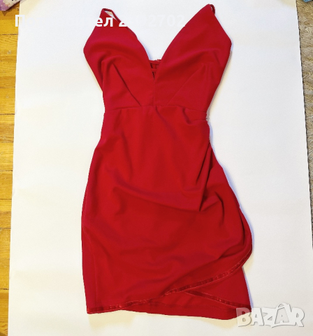 Червена рокля Хс размер 