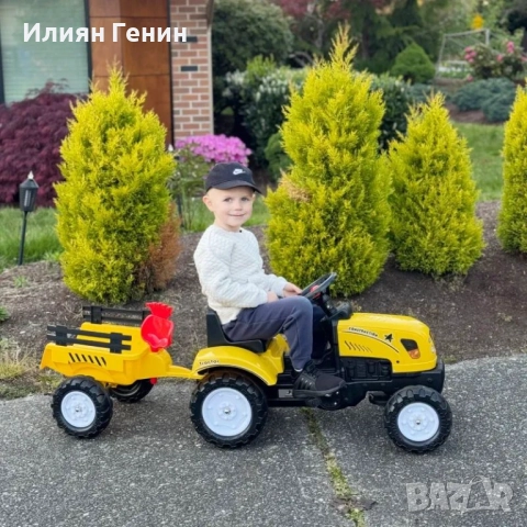 Детски трактор Homcom с педали, снимка 9 - Детски велосипеди, триколки и коли - 51601640