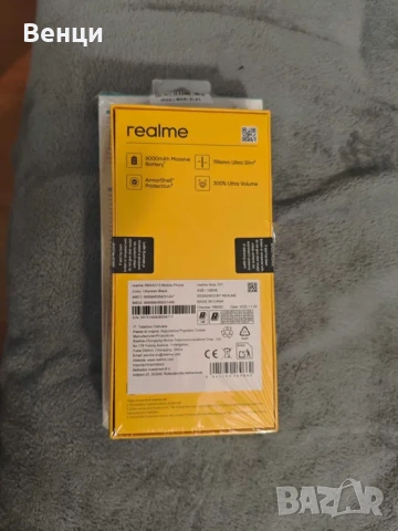 Realme Note 70Т Black, 128GB/4GB RAM, Чисто нов!, снимка 2 - Други - 54068913