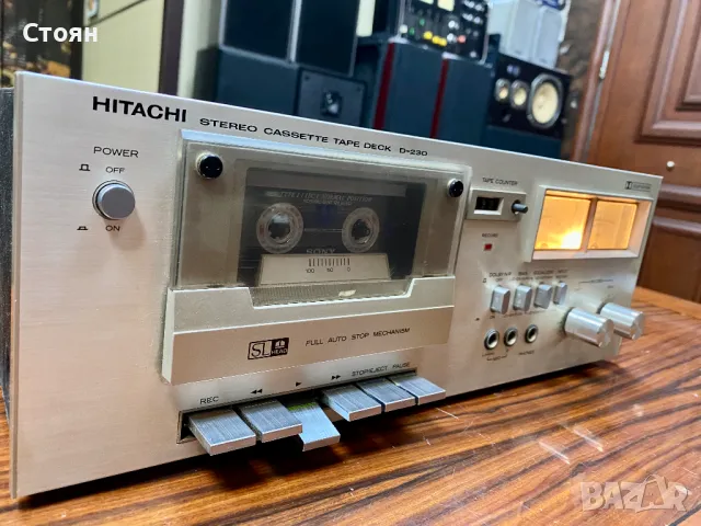 Касетен дек Hitachi, снимка 6 - Декове - 48026620