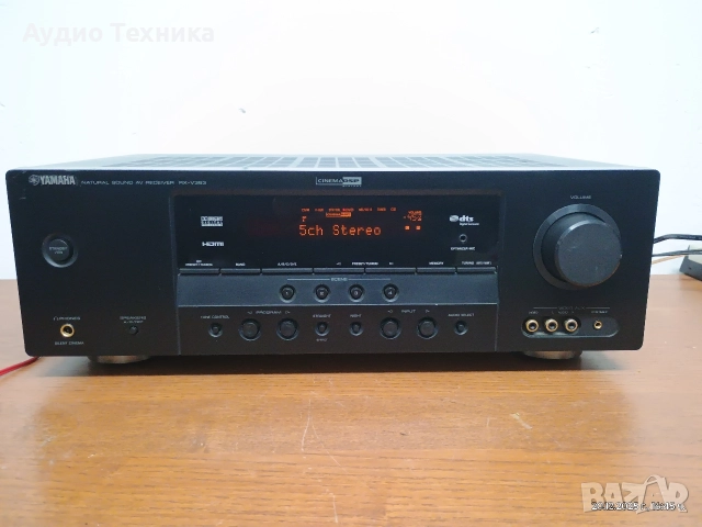 Ресивър (усилвател) YAMAHA RX-V363. Перфектен! Изпращам видео. 